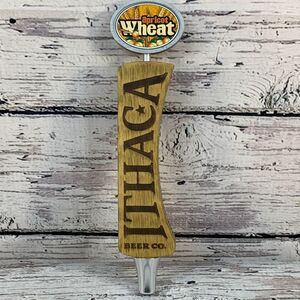 Ithaca Beer Co Apricot Wheat Beer Tap Handle Bar Pull Spirit of Finger‎ Lakes